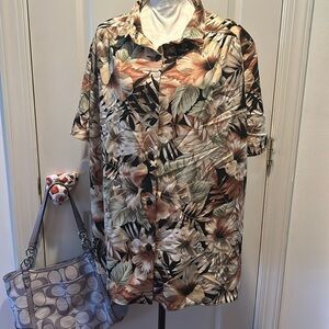 APERSONAL TOUCH Button Down Shirt Vintage womens plus size 2X NWT